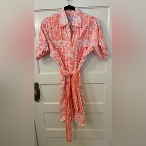 Sue Sartor Cabana shirt dress- women’s SZ small cabana shirt dress- UEC!